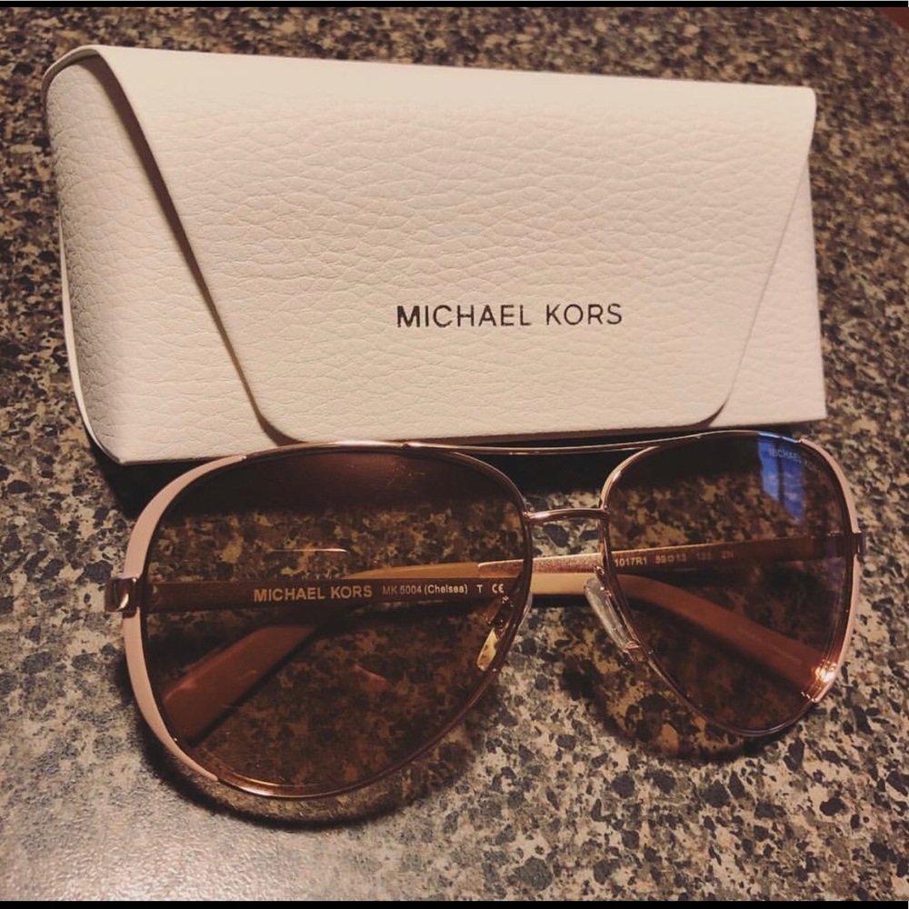 Michael Kors Chelsea sunglasses in rose gold
